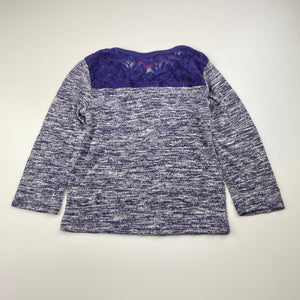 Girls Qtee, lightweight knit long sleeve top, GUC, size 3-4,  