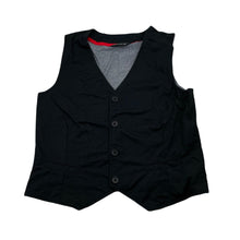 Load image into Gallery viewer, Boys Peter Morrissey, black cotton waistcoat / vest, GUC, size 10,  