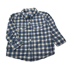 Load image into Gallery viewer, Boys H&amp;T, flannel cotton long sleeve shirt, GUC, size 2,  