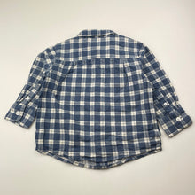 Load image into Gallery viewer, Boys H&amp;T, flannel cotton long sleeve shirt, GUC, size 2,  