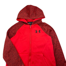 Load image into Gallery viewer, unisex Under Armour, loose fit fleece lined zip hoodie sweater, GUC, size 8-9,  