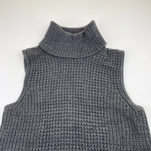 Load image into Gallery viewer, Girls Tilii, lace trim chunky knit sleeveless sweater top, EUC, size 12,  