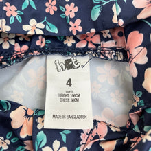 Load image into Gallery viewer, Girls H&amp;T, floral lightweight spray jacket, EUC, size 4,  