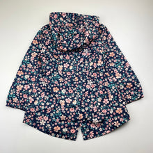 Load image into Gallery viewer, Girls H&amp;T, floral lightweight spray jacket, EUC, size 4,  