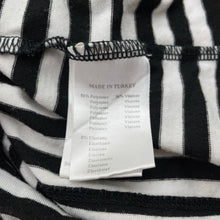 Load image into Gallery viewer, Girls CKS, striped hooded t-shirt / top, GUC, size 8,  