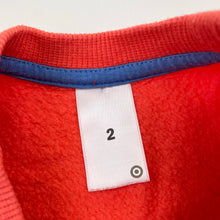 Load image into Gallery viewer, Girls Target, embroidered fleece lined sweater / jumper, FUC, size 2,  
