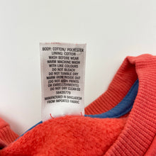 Load image into Gallery viewer, Girls Target, embroidered fleece lined sweater / jumper, FUC, size 2,  