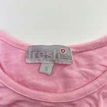 Load image into Gallery viewer, Girls Fresh Baked, embellished stretchy t-shirt / top, GUC, size 5,  