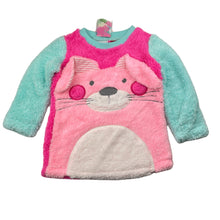 Load image into Gallery viewer, Girls Mango, soft fleece winter pyjama top, NEW, size 3,  