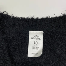 Load image into Gallery viewer, Girls Miss Understood, black boucle cardigan / sweater, GUC, size 10,  