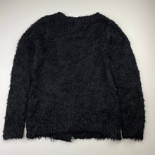 Load image into Gallery viewer, Girls Miss Understood, black boucle cardigan / sweater, GUC, size 10,  