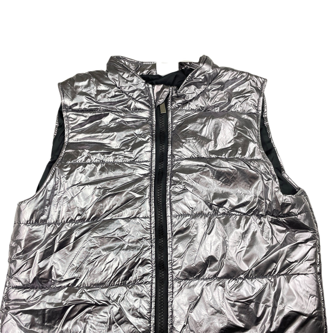 Girls B Collection, metallic puffer vest / sleeveless jacket, NEW, size 14,  