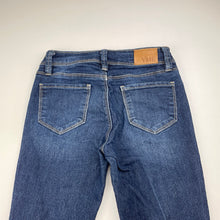 Load image into Gallery viewer, Girls YMI girl, distressed stretch denim jeans, Inside leg: 56cm, W: 28cm across unstretched, GUC, size 8,  