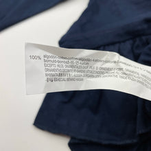Load image into Gallery viewer, Girls Zara, embroidered navy cotton long sleeve top, NEW, size 7,  