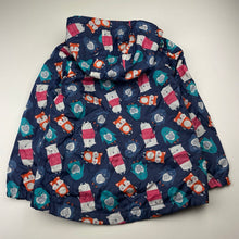 Load image into Gallery viewer, Girls H&amp;T, fleece lined spray jacket / coat, GUC, size 6,  