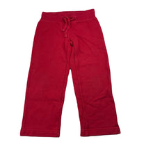 Load image into Gallery viewer, unisex Target, red fleece lined track pants, Inside leg: 38cm, FUC, size 3,  