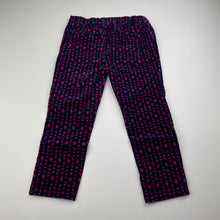 Load image into Gallery viewer, Girls Target, stretch corduroy pants, elasticated, Inside leg: 34.5cm, EUC, size 3,  