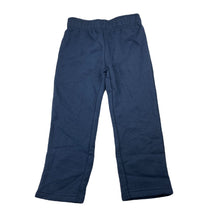 Load image into Gallery viewer, Boys Emerson, navy fleece lined track pants, elasticated, Inside leg: 37cm, EUC, size 3,  