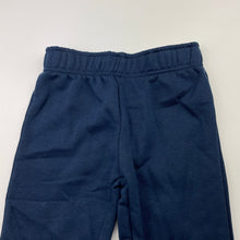 Load image into Gallery viewer, Boys Emerson, navy fleece lined track pants, elasticated, Inside leg: 37cm, EUC, size 3,  