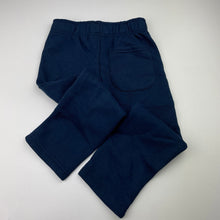 Load image into Gallery viewer, Boys Emerson, navy fleece lined track pants, elasticated, Inside leg: 37cm, EUC, size 3,  