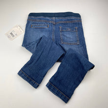 Load image into Gallery viewer, Girls B Collection, stretch denim pants, elasticated, Inside leg: 37cm, NEW, size 3,  