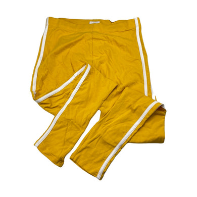 Girls B Collection, yellow stretchy leggings, elasticated, Inside leg: 65cm, NEW, size 14,  