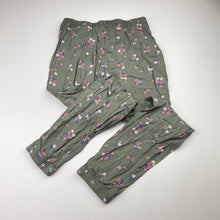 Load image into Gallery viewer, Girls H&amp;M, floral lightweight pants, elasticated, Inside leg: 50cm, GUC, size 8,  
