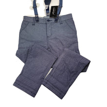 Load image into Gallery viewer, Boys Peter Morrissey, stretch cotton pants, adjustable, braces, Inside leg: 46cm, NEW, size 4,  