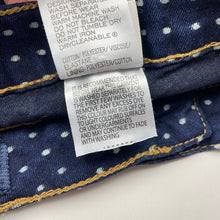 Load image into Gallery viewer, Girls Emerson, dark stretch denim jeans, adjustable, Inside leg: 63cm, EUC, size 10,  