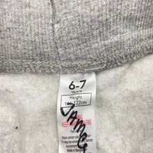Load image into Gallery viewer, Boys George, grey fleece lined track pants, Inside leg: 49.5cm, EUC, size 6-7,  