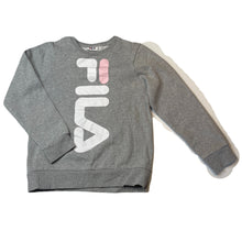 Load image into Gallery viewer, Girls FILA, grey fleece lined sweater / jumper, EUC, size 10,  