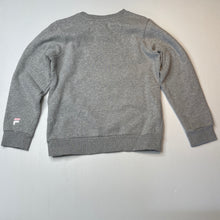 Load image into Gallery viewer, Girls FILA, grey fleece lined sweater / jumper, EUC, size 10,  