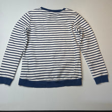 Load image into Gallery viewer, Girls Target, striped fleece lined sweater / jumper, small marks, FUC, size 12,  