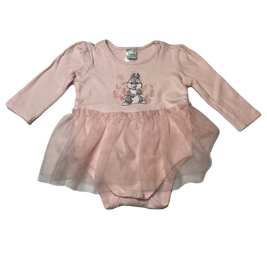 Girls Disney, Bambi Thumper tutu romper, FUC, size 0,  