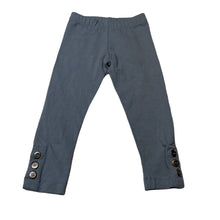Load image into Gallery viewer, Girls hide &amp; SEEK, blue stretchy leggings, elasticated, Inside leg: 33.5cm, GUC, size 2,  