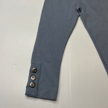 Load image into Gallery viewer, Girls hide &amp; SEEK, blue stretchy leggings, elasticated, Inside leg: 33.5cm, GUC, size 2,  