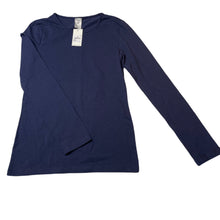 Load image into Gallery viewer, Girls Target, navy stretchy long sleeve top, NEW, size 12,  