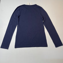 Load image into Gallery viewer, Girls Target, navy stretchy long sleeve top, NEW, size 12,  