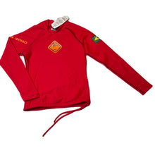 Load image into Gallery viewer, Boys STRONG WIND, long sleeve rashie / swim top, no size, armpit to armpit: 37cm, armpit to cuff: 42cm, NEW, size 10-12,  