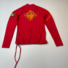 Load image into Gallery viewer, Boys STRONG WIND, long sleeve rashie / swim top, no size, armpit to armpit: 37cm, armpit to cuff: 42cm, NEW, size 10-12,  