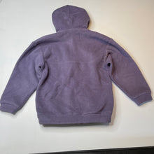 Load image into Gallery viewer, unisex Kathmandu, POLARTEC zip up fleece hooded sweater, EUC, size 8,  