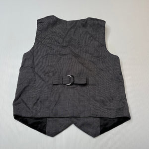 Boys Bardot Junior, grey formal / suit waistcoat / vest, EUC, size 2,  