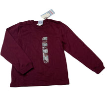 Load image into Gallery viewer, Girls Match It, maroon fleece lined sweater / jumper, NEW, size 7,  