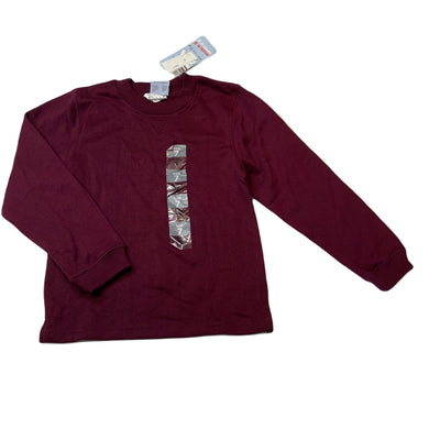 Girls Match It, maroon fleece lined sweater / jumper, NEW, size 7,  