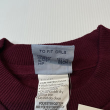 Load image into Gallery viewer, Girls Match It, maroon fleece lined sweater / jumper, NEW, size 7,  