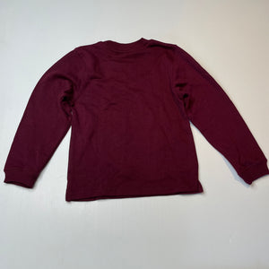 Girls Match It, maroon fleece lined sweater / jumper, NEW, size 7,  