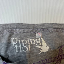 Load image into Gallery viewer, Girls Piping Hot, grey cotton long sleeve top, EUC, size 12,  