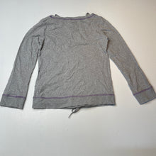 Load image into Gallery viewer, Girls Piping Hot, grey cotton long sleeve top, EUC, size 12,  