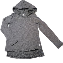 Load image into Gallery viewer, Girls Target, striped cotton hooded long sleeve top, GUC, size 12,  