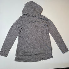 Load image into Gallery viewer, Girls Target, striped cotton hooded long sleeve top, GUC, size 12,  
